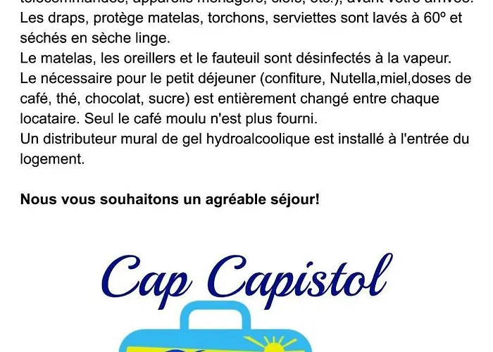 Cap Capistol Studio Avec Terrasse, Vue Port